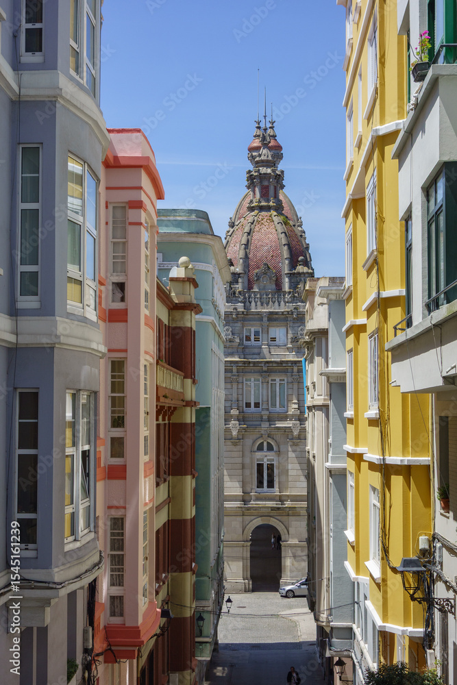 Fototapeta premium Frühling in A Coruna