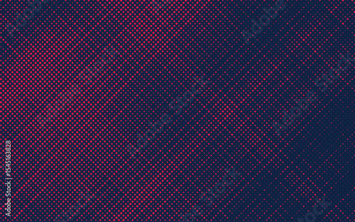 Grunge color halftone gradient texture. Faded grit noise background. Sandy gritty wallpaper. Retro pixelated backdrop. Black and white anime or manga comic overlay. Vector graphic design texture.