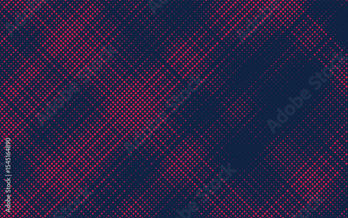 Grunge color halftone gradient texture. Faded grit noise background. Sandy gritty wallpaper. Retro pixelated backdrop. Black and white anime or manga comic overlay. Vector graphic design texture.