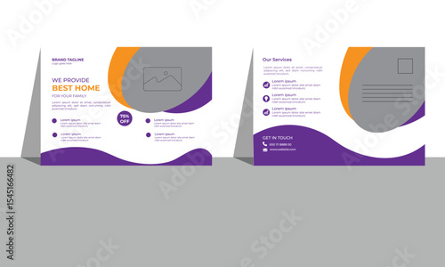 Business postcard design