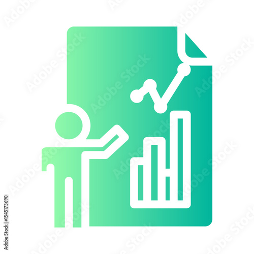 analytics gradient icon