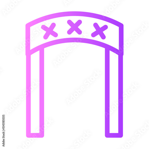 forbidden gradient icon