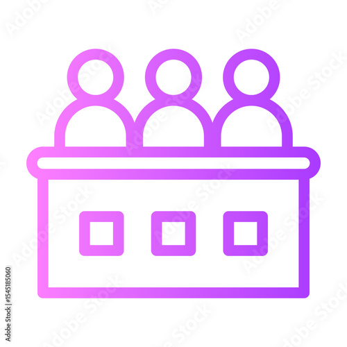 jury gradient icon