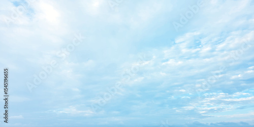 White cloud blue, beautiful nature, bright light, sunny, fresh weather, soft clouds effect on the background, Southern California air panorama 