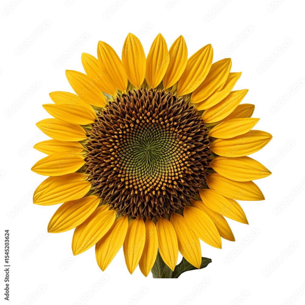 Obraz premium sunflower isolated on white background