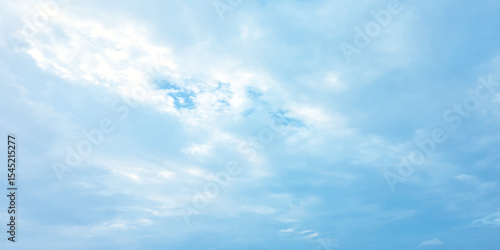White cloud blue, beautiful nature, bright light, sunny, fresh weather, soft clouds effect on the background, Southern California air panorama 