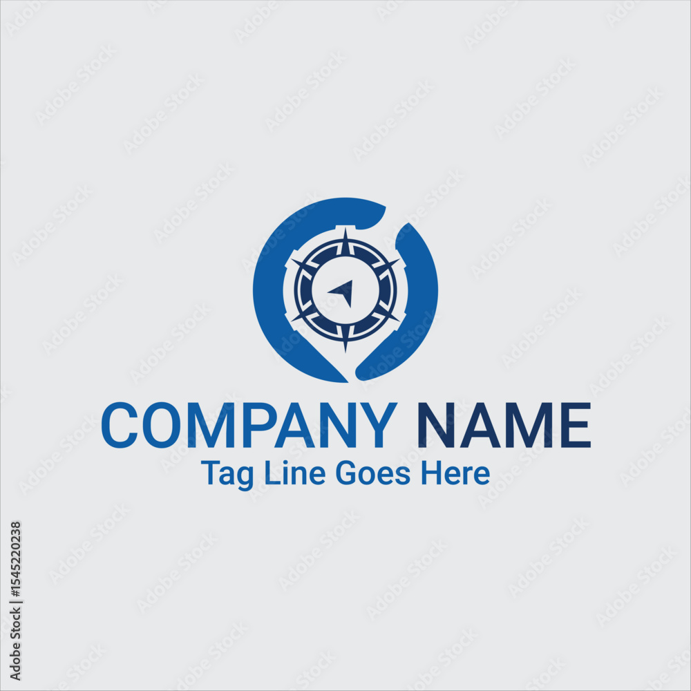 Creative Compass Logo for Travel and Navigation Business Creative Compass Logo for Travel and Navigation Business