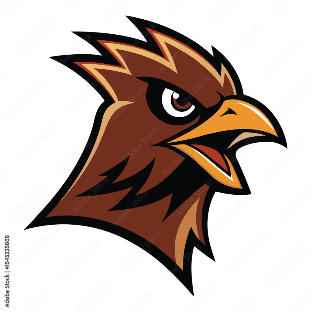 Fototapeta premium A sparrow bird vector art illustration