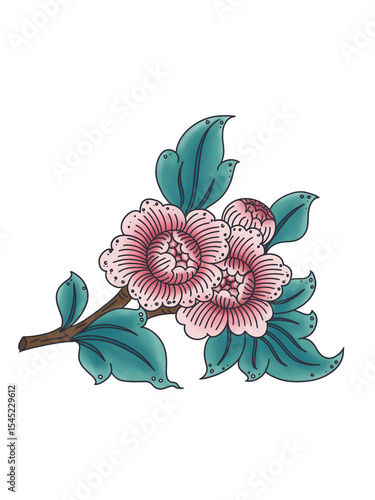 vector illustration of a flower