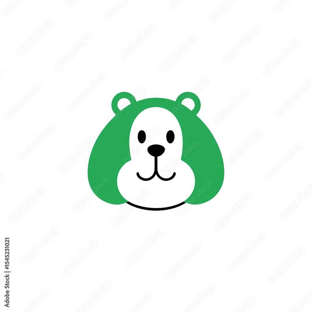 Obraz premium cartoon dog, linear icon, logo, doodle, vector illustration, clipart, outline drawing