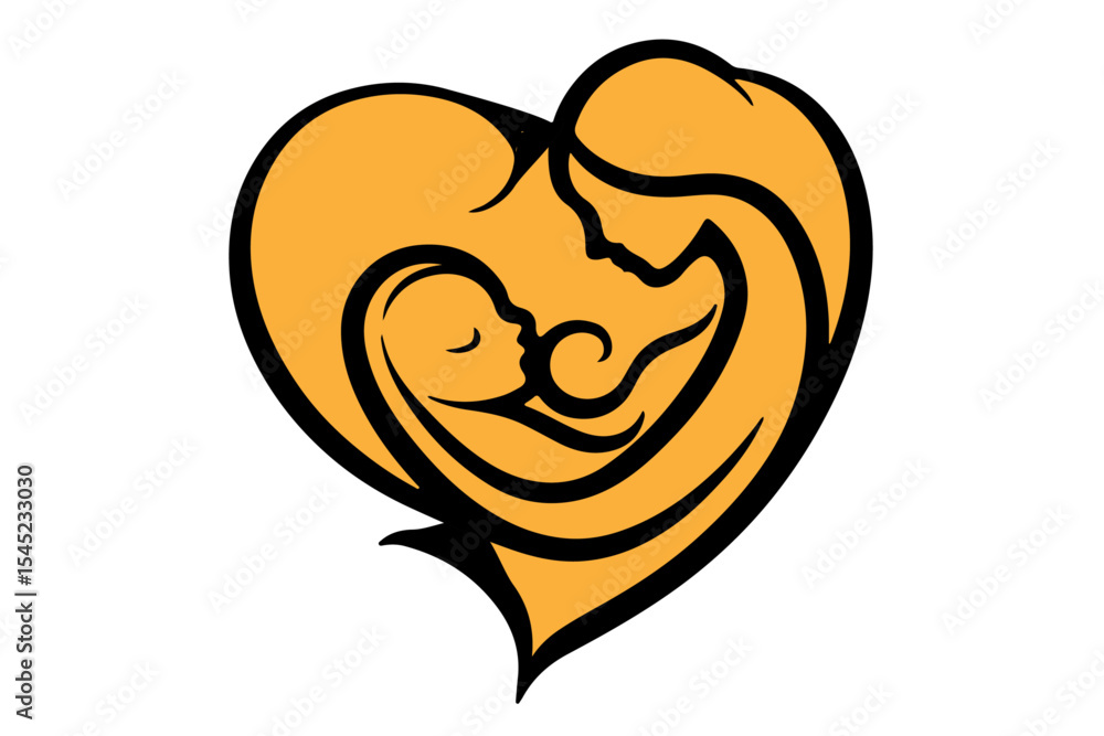 a mother and child silhouette happy mother day 1 a mother and child silhouette happy mother day 1