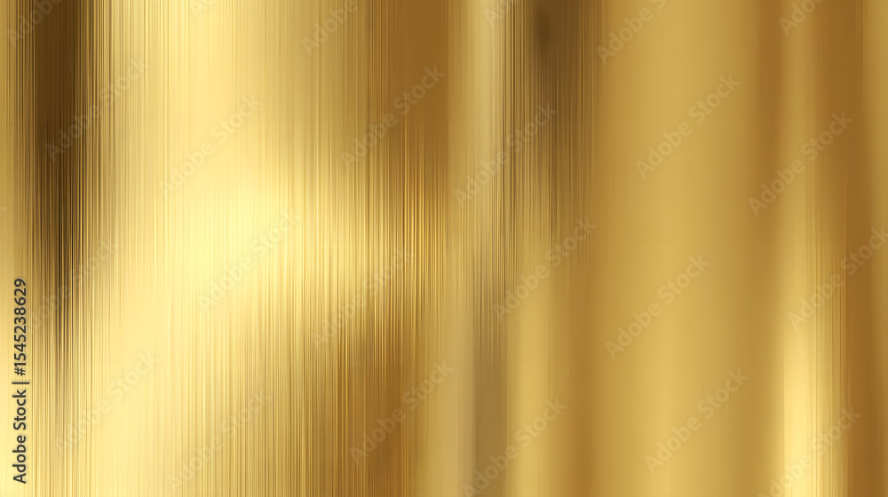 Fototapeta premium Brushed Gold Texture Background Golden Vertical Stripes