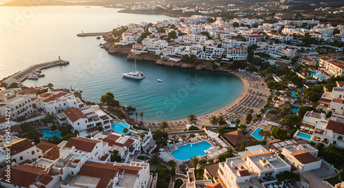 Fototapeta Naklejka Na Ścianę i Meble -  marina sea beach city