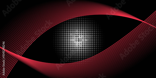 Beautiful red abstract background. Scarlet neutral backdrop for presentation design.
