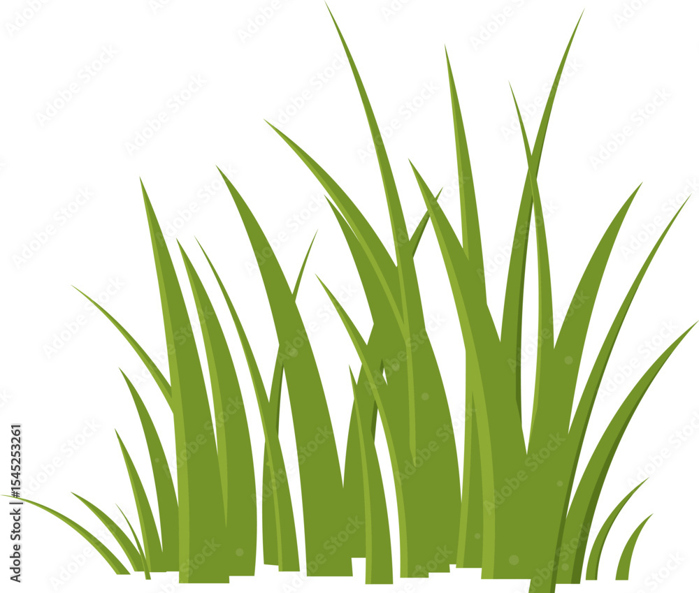 Fototapeta premium Fresh Green Grass: A vibrant collection of fresh green grass, showcasing the beauty of nature.