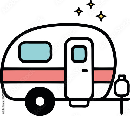 Camper SVG Cut Files for Cricut & Silhouette