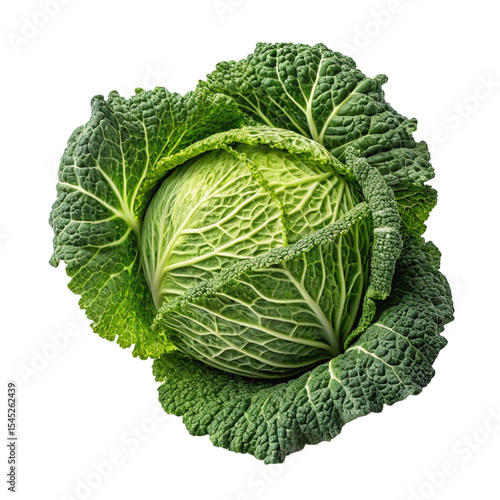 cabbage isolated on white background