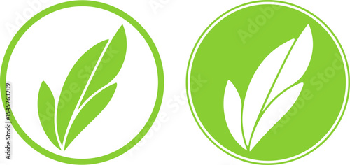 Green Plant Ecology and Nature Icons