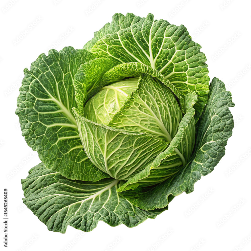 Obraz premium cabbage isolated on white background