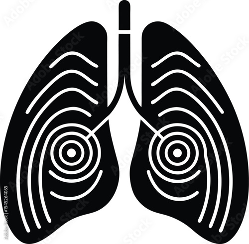 Lungs with Bronchi Icon

