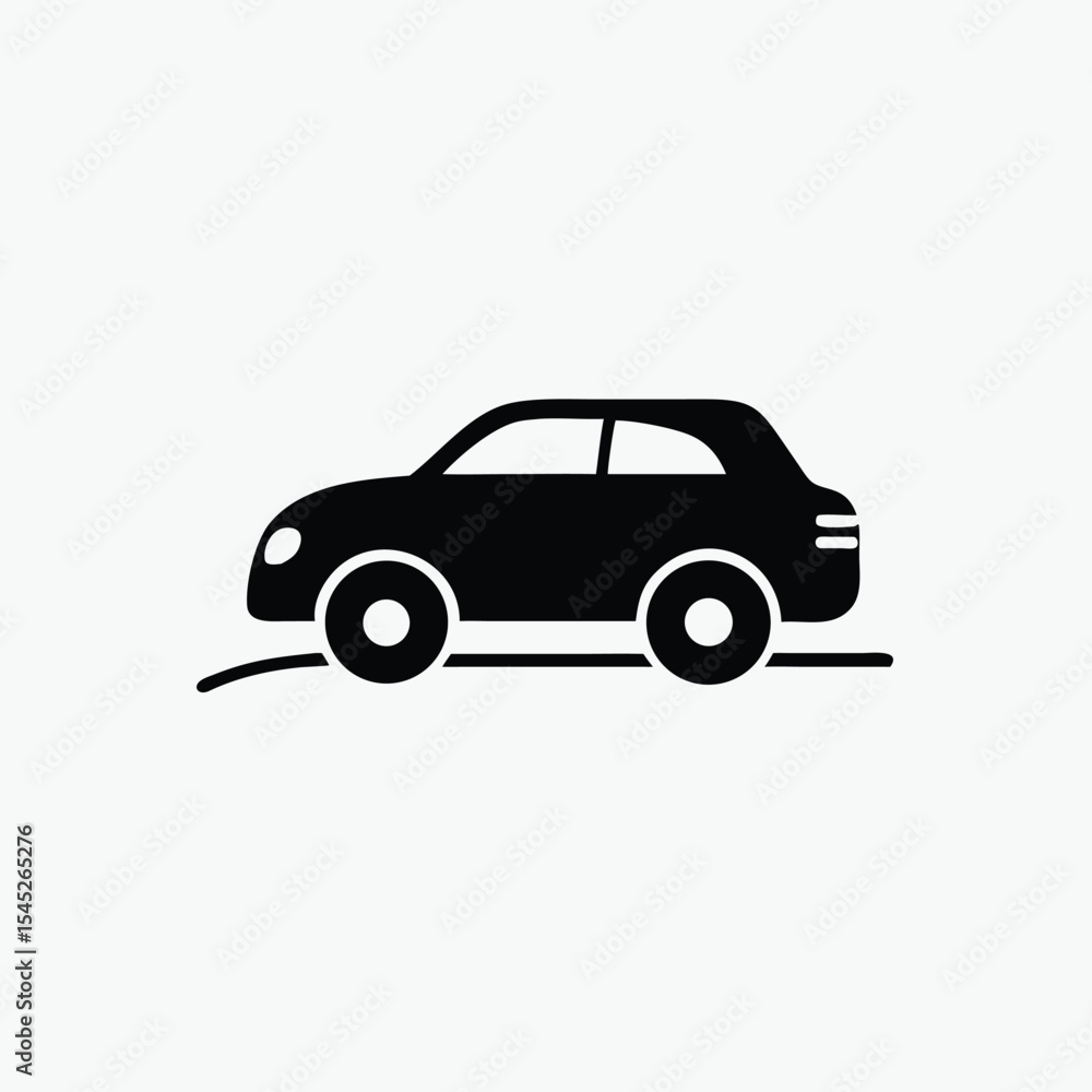 Obraz premium car road icon fully editable vector template