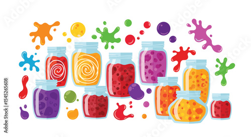 Delicious Assortment of Homemade Jams and Jellies Sweet Flavors For Everyone