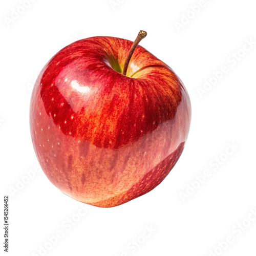 red apple isolated