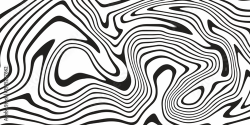 Colorful abstract linear distorted background. Retro, wavy psychedelic pattern wavy psychedelic texture, optical illusion effect