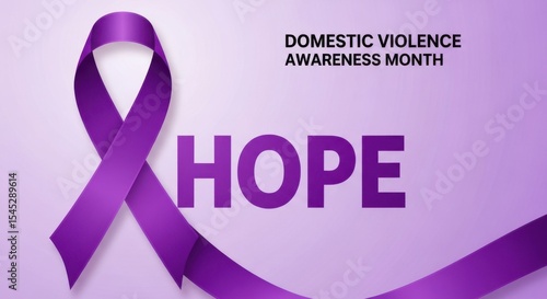 Support Domestic Violence Awareness Hope and Prevention Month