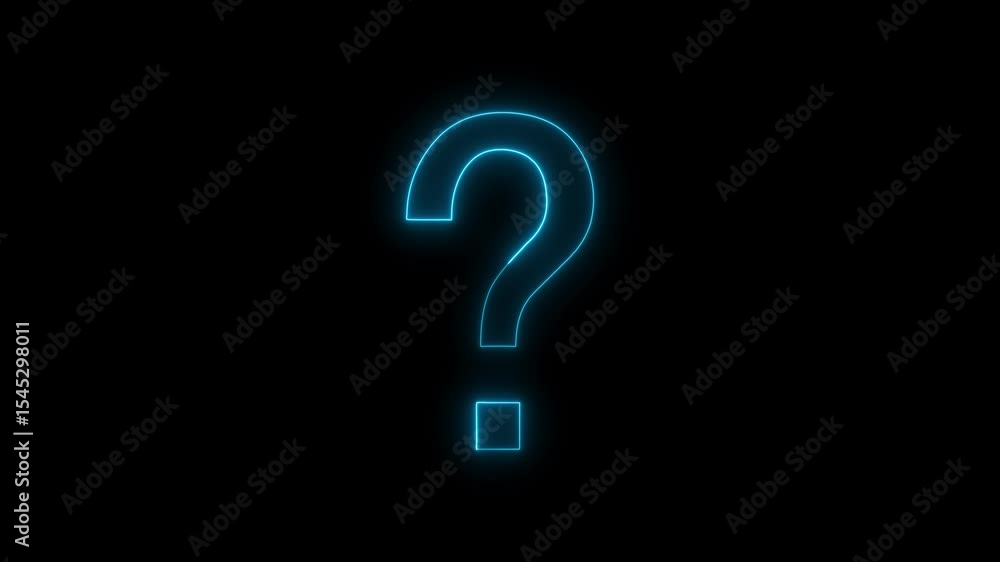 neon white color warning attention icon animation stop signal alert risk danger sign symbol on black background neon white color warning attention icon animation stop signal alert risk danger sign symbol on black background