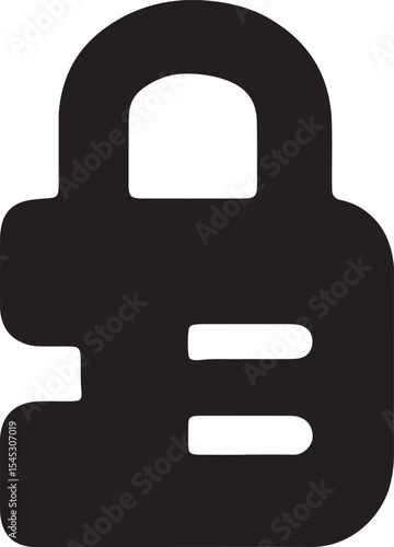 A lock icon symbolizing security, data protection, and privacy, ideal for cybersecurity, tech safety, and trustworthy digital project designs