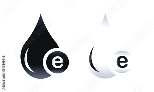Vitamin e   vector and vitamine symbol icon