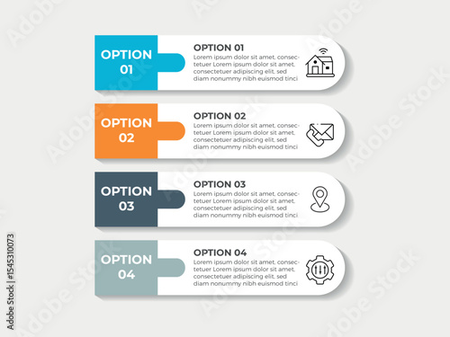 Charity and Donation Infographic Template. Line Icons Design with Numbers 4 Options or Steps. Infographic Design for Workflow Layout, Diagram, Annual Report, Web Design etc.
