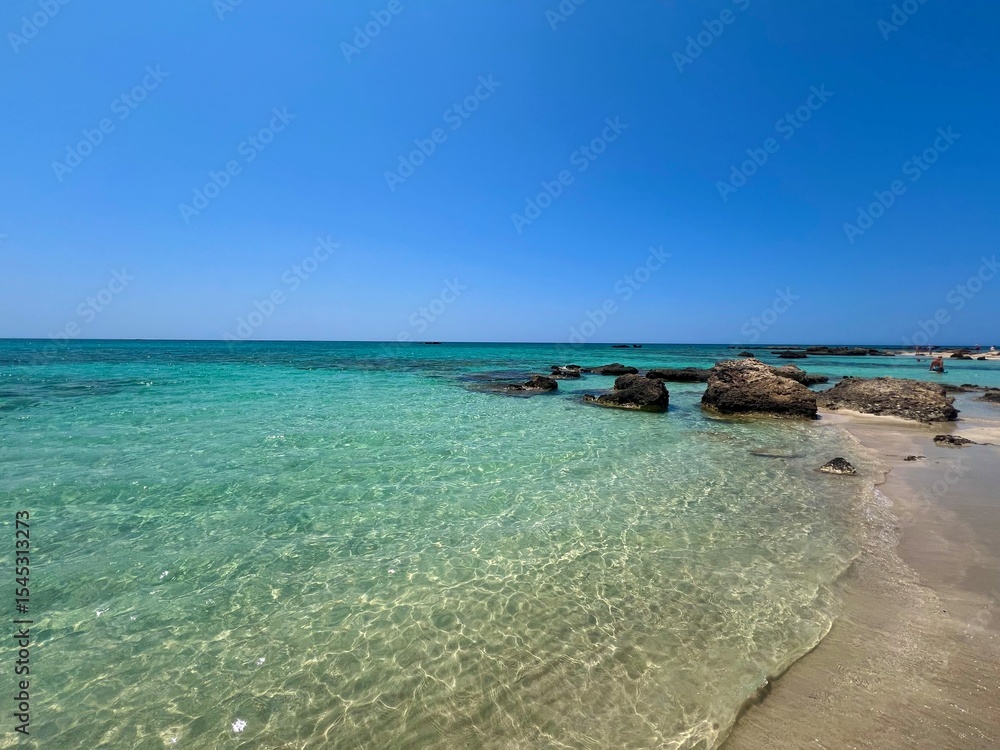 Obraz premium Elafonisi Beach on the island of Crete