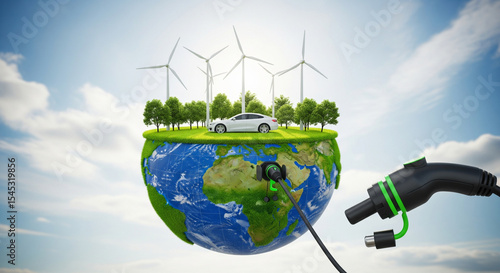 Sustainable electric vehicle charging on earth
