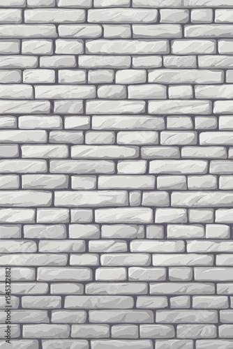 Texture of a grey brick wall vector illustration