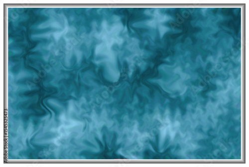 Abstract Wavy Pattern in Blue and Red Tones Creating a Sense of Movement and Flow Throughout the Composition