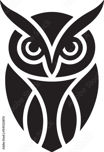 Tribal tattoo design with butterfly, flower, and wing elements in black vector art illustration