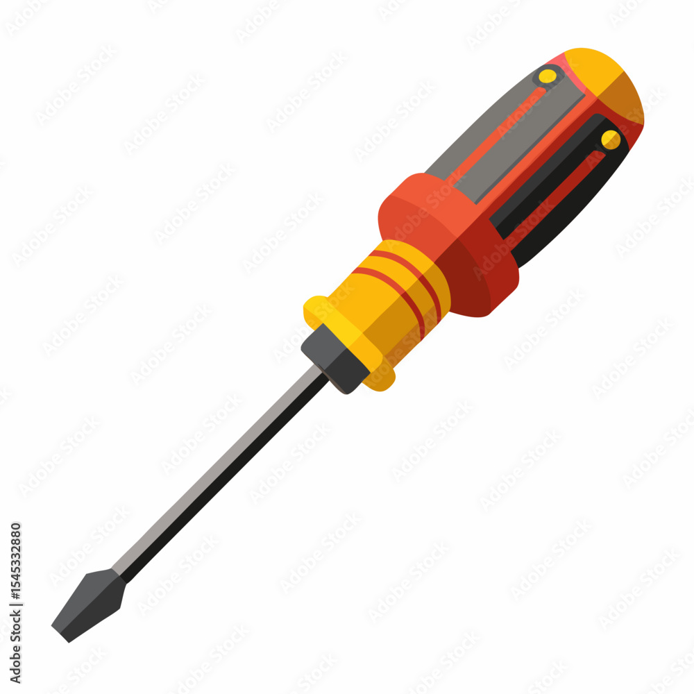 screwdriver isolated on white background screwdriver isolated on white background