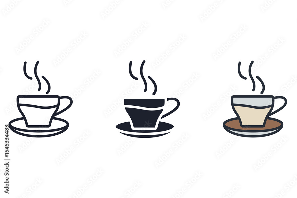 infusion herbal icons isolated on White Background. Flat style design infusion herbal icons isolated on White Background. Flat style design
