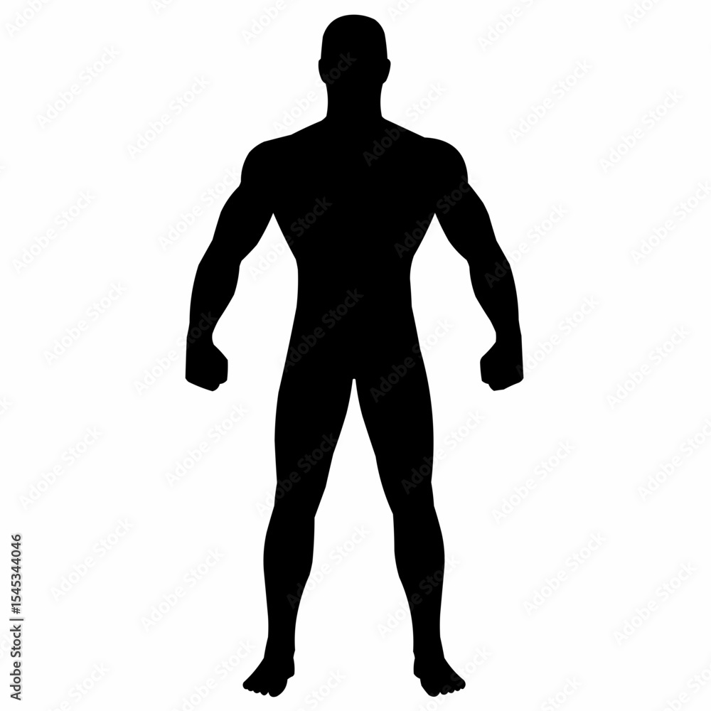 Fashion man bald fist figure stock illustration Fashion man bald fist figure stock illustration