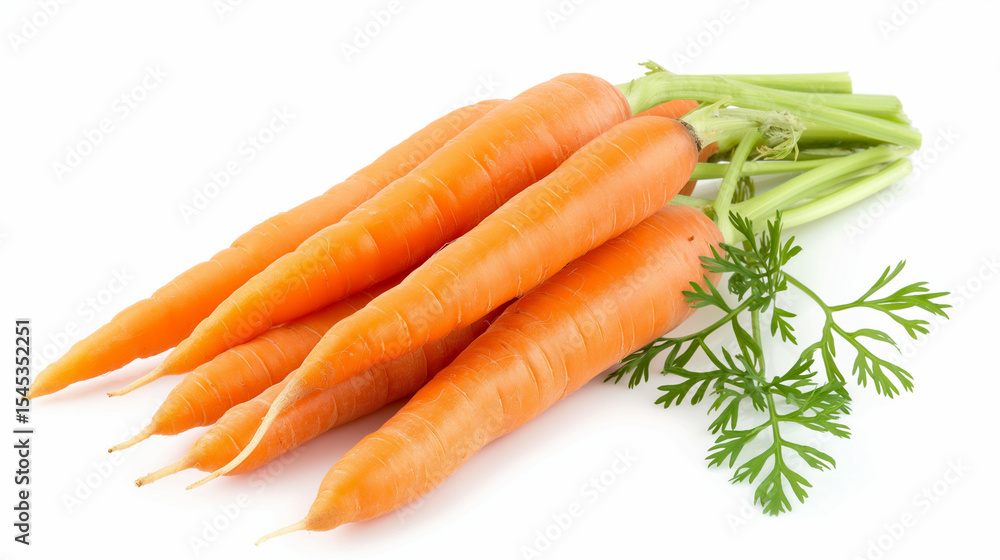 Carrots isolated on white background
Carrots isolated on white background