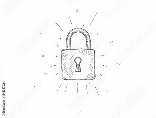 Simple sketch of a lock