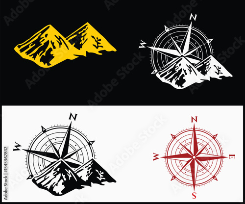 Skateboarding Kid Illustration in Three Colors with a White Background
