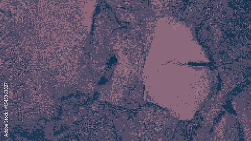 Concrete rubble pixel art