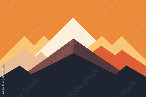 vector illustration of mountains