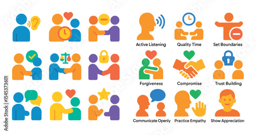 Relationship Tips Icons