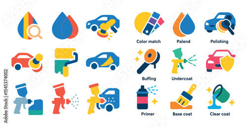 Paint Services Icons