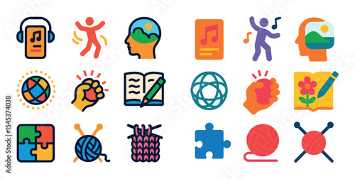 Stress Relief Icons