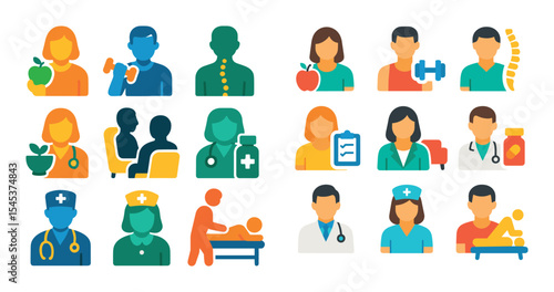Health Professional Icons